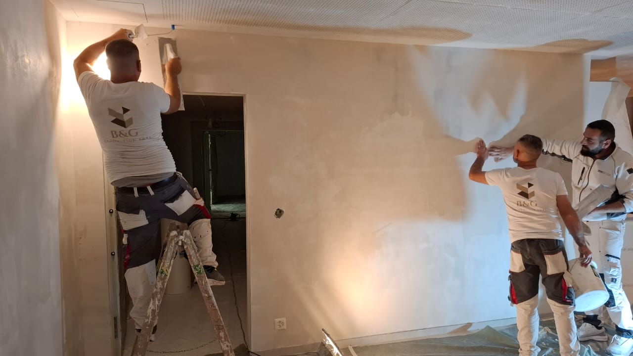 Plâtrerie et peinture